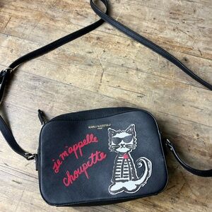 Karl Lagerfeld Choupette Crossbody Purse Je Choupette NWOT